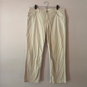BRAX White Gray Cooper Fancy Slacks Chino Pants Straight Leg Men's size 38 x 27